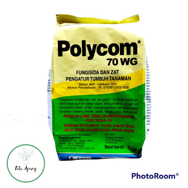 Fungisida Polycom 70 Wg Kemasan 250gr