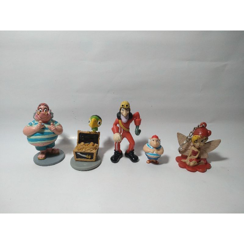 Captain Hook Mix Winx Peri Peter Pan Kapten Jack Fairy Peterpan Bajak Laut Pirate Ganci Keychain Toy