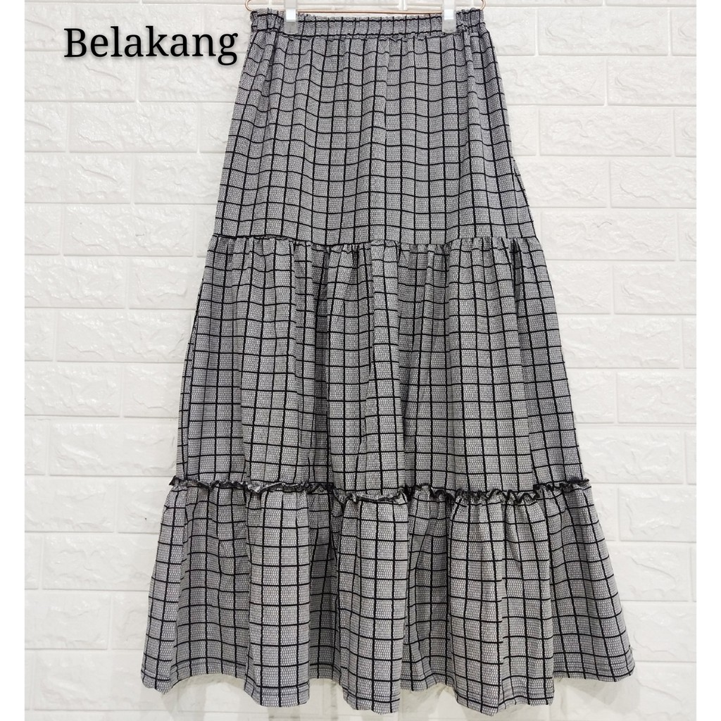 ROK VERSI KOREA KOTAK PANJANG GL FASHION