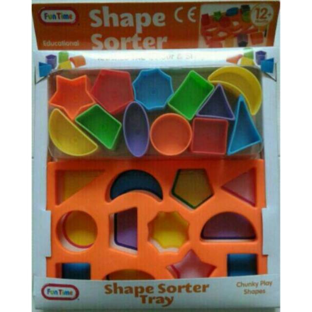 Fun Time Shape Sorter Tray