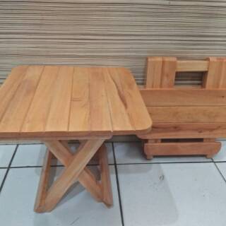  Meja  lipat  kayu Shopee  Indonesia