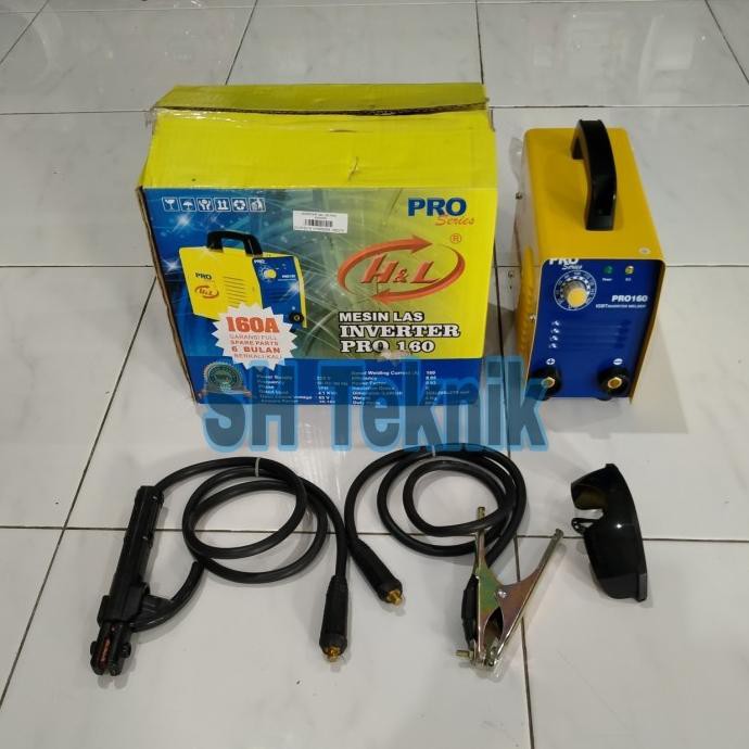 TRAFO LAS MMA H&L PRO 160 AMPERE INVERTER MESIN HEMAT1214