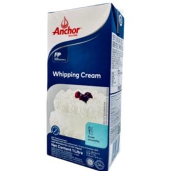 

(BISA COD) Whipping Cream Anchor 1 Liter Krim whipping Import Ori New Zealand