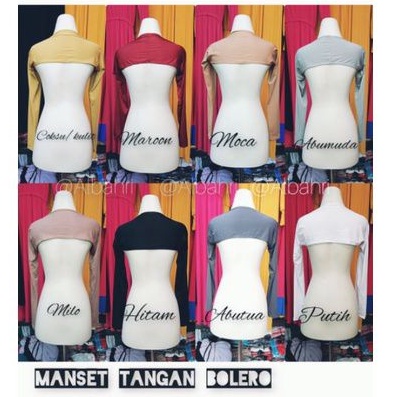 MANSET TANGAN SAMBUNG BOLERO MANSET BOLERO