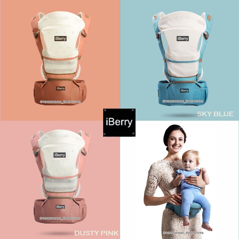 Gendongan Bayi iBERRY 9in1 ULTIMATE BABY CARRIER - TINKY1269