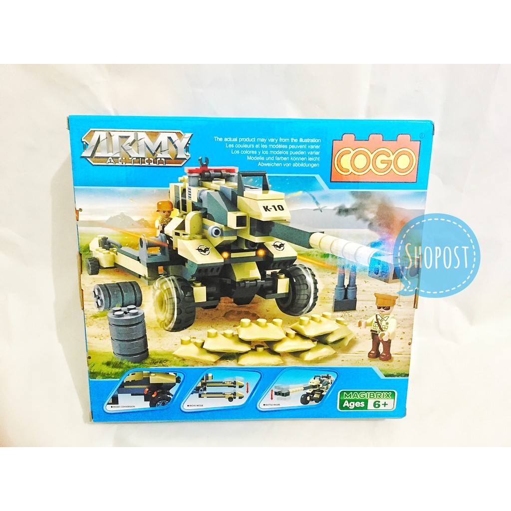 Mainan Lego Brick Tank Tentara