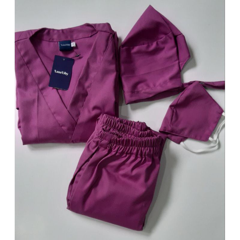 Baju Oka / Baju Jaga / Baju Perawat Ready Stok.. Free Bordir nama