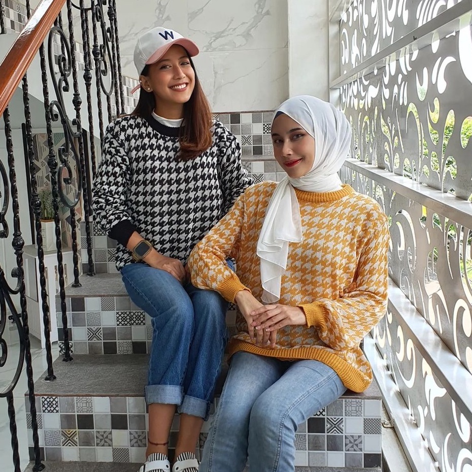 Sweater Outher Rajut Baju Atasan Wanita Kekinian Trendy