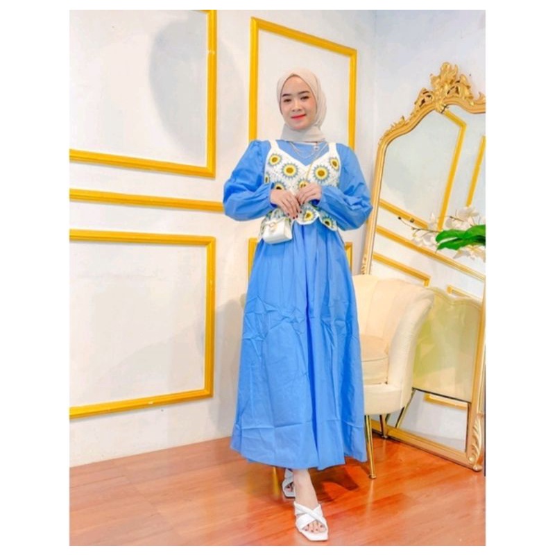 gamis rompi vivorie/dress rompi