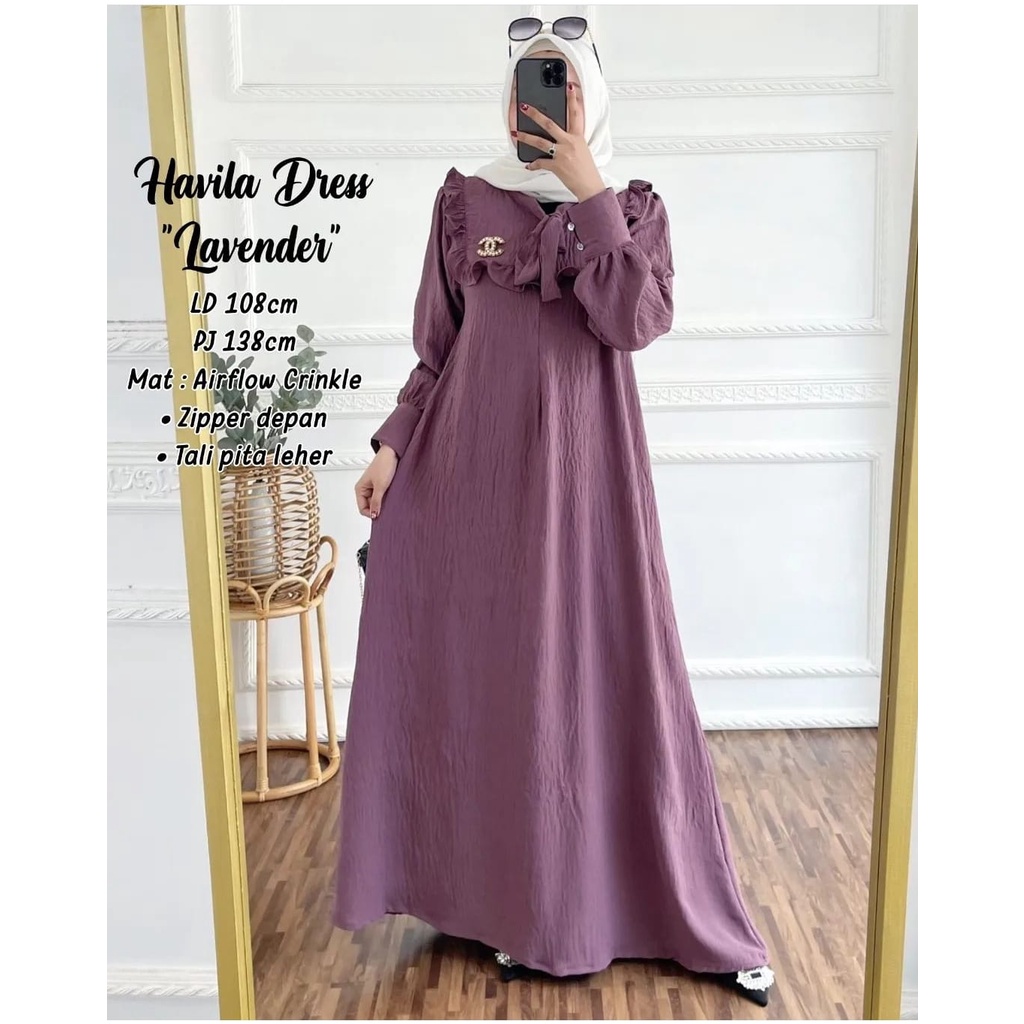 HAVILA GAMIS GARANSI 100%PREMIUM AIRFLOW CRINCKLE RAYON ORIGINAL100% HIGH QUALITY100%