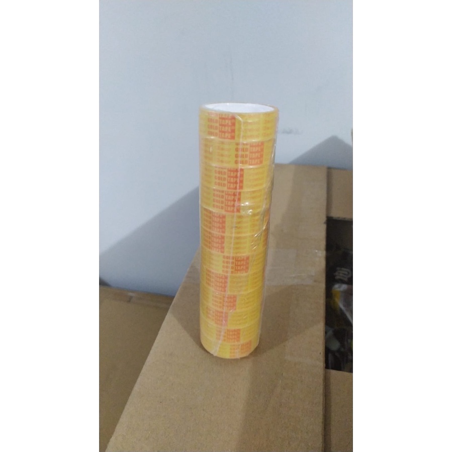 

Solasi kado / Kecil Merek Gold Tape (isi 12 roll)