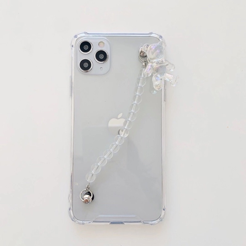 Case Chain Bear Hologram TPU Casing ALL PHONE TYPES IPHONE SAMSUNG a22 A32 A52 A72  VIVO v21 y53s V9