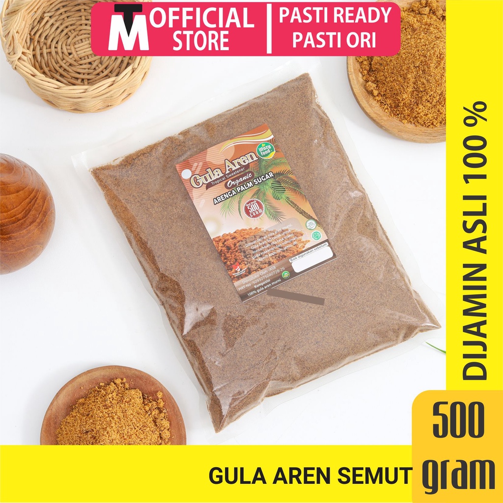 ILFAZY FOOD Gula Aren Semut Organik Murni 500 gram
