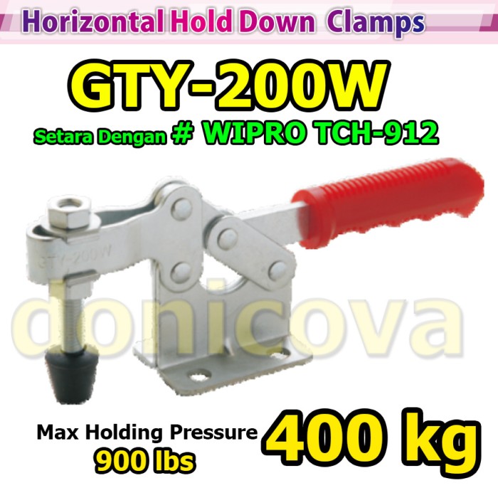 Toggle Clamp Vertical GH 200W GTY 200 W setara WIPRO TCH-912 400kg