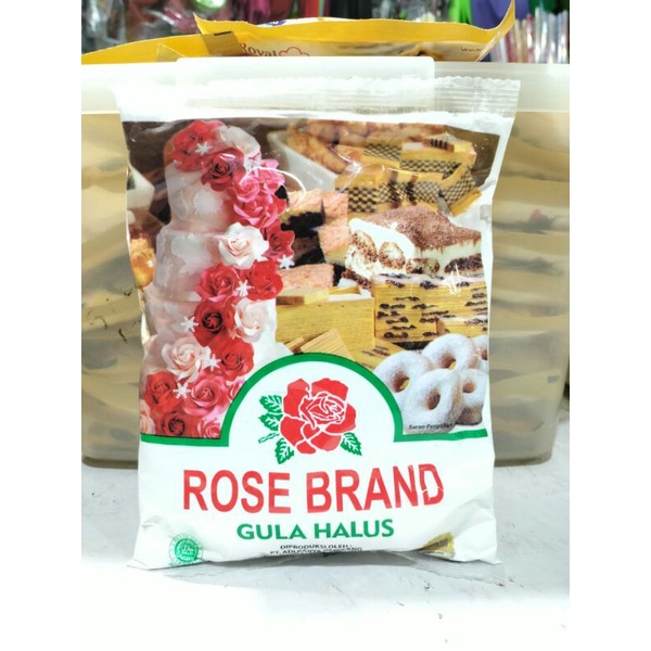 

gula halus rose brand 500 gram