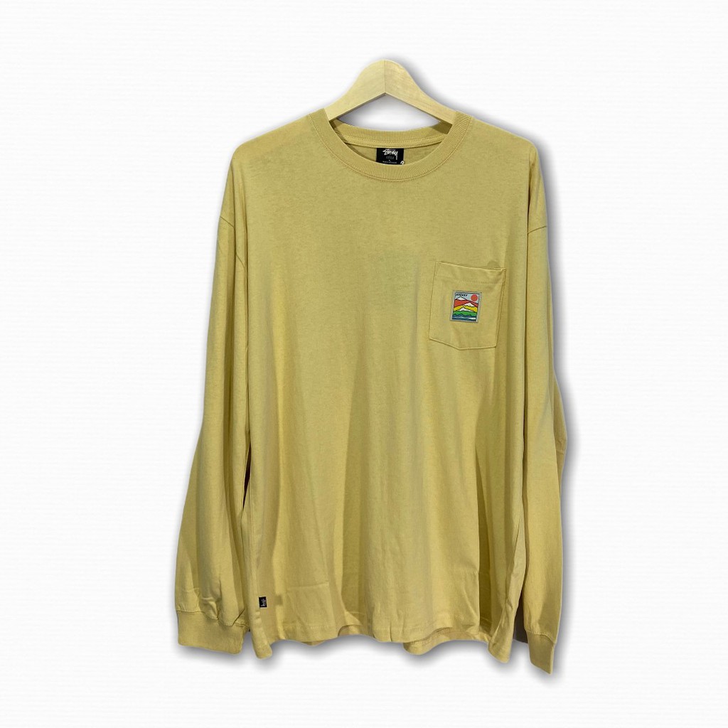 STUSSY SIERRA POCKET LONG SLEEVE BEIGE