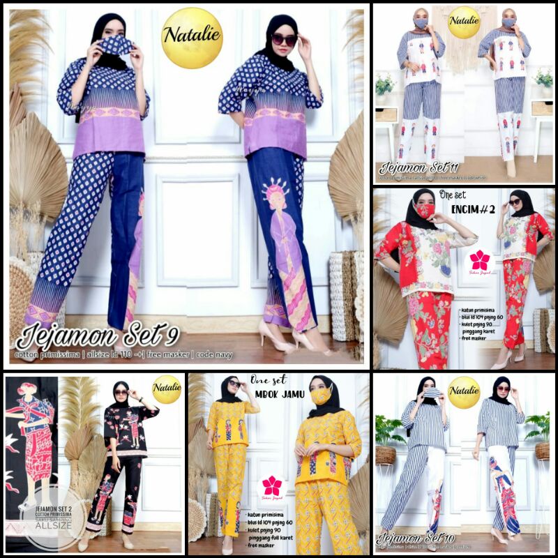 Solo Oneset Bu Tejo | Jejamon Set | Rubika Set | Mbok Jamu Set