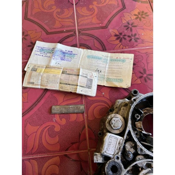 Surat cb 125 Plat S  lengkap hidup set norang dan nosin