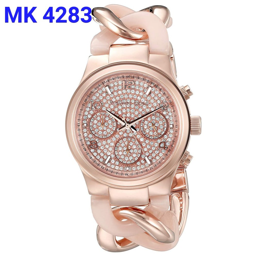 promo Michael kors MK 4283 Original, baterai, all steel, 40mm jam tangan wanita,include box