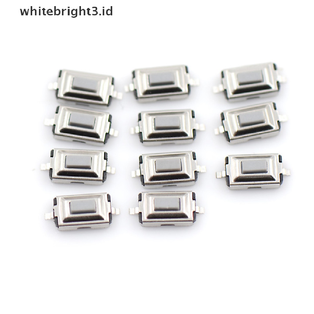 (whitebright3.id) 20pcs / set Saklar Tactile 2-Pin 3x6 X 2.5mm