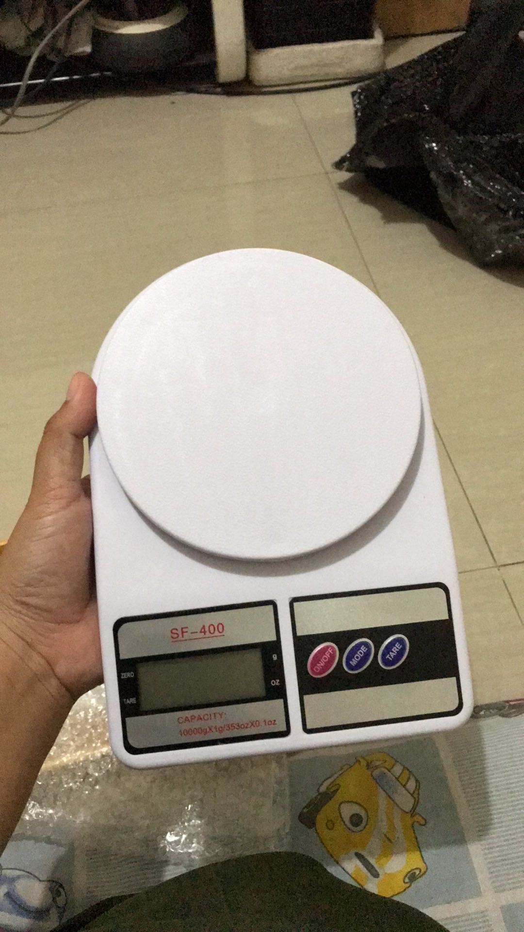 Timbangan Dapur Kue/makanan/buah/barang Digital Sf-400 5kg / Kitchen Scale 5kg