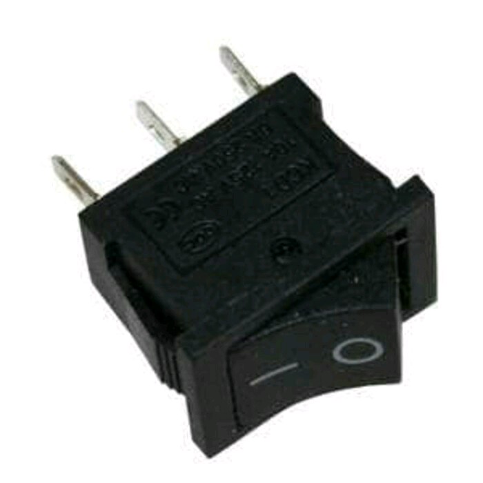 SAKLAR ON OFF SWITCH KECIL HITAM 3 PIN / Switch ON-OFF