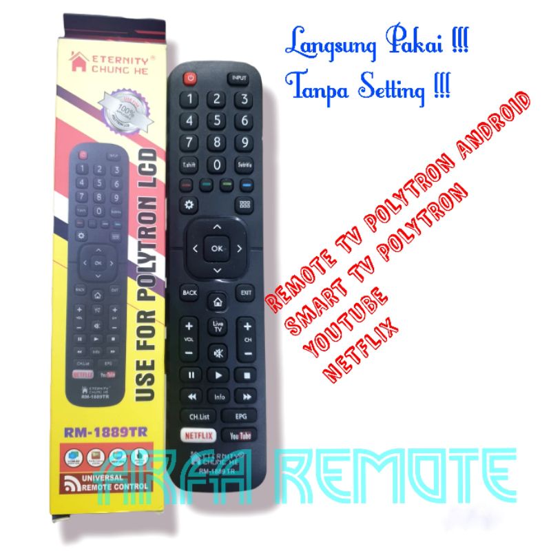 Remote LED POLYTRON SMART TV POLYTRON