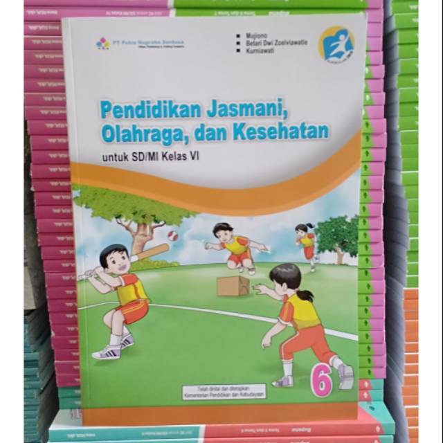 Buku Penjasorkes Pjok Kelas 6 Sd Mi Shopee Indonesia