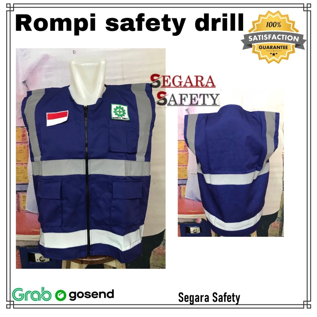 Rompi safety proyek | Rompi safety drill / BISA COD