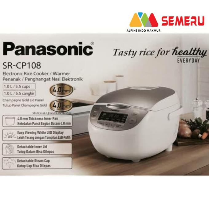 Paling Dicari] Panasonic Rice Cooker Digital 16 In 1 /1L Sr-Cp108Nsr