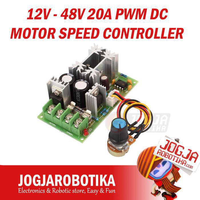 12V - 48V 20A PWM DC MOTOR SPEED CONTROLLER