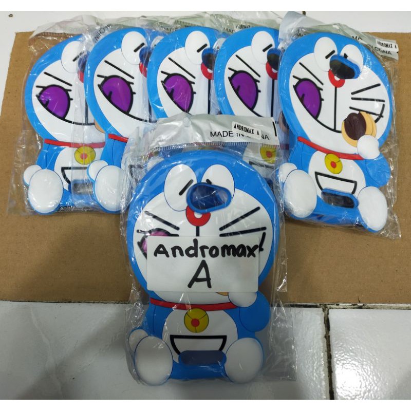 Silicon 3D case boneka Doraemon All type