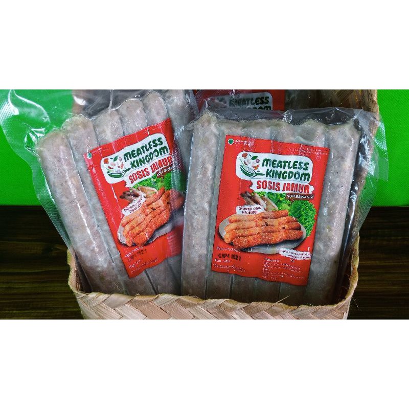 

Meatless Kingdom Sosis Jamur nonbawang