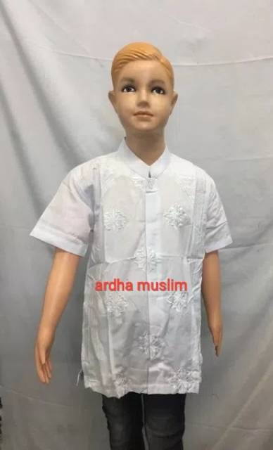 Baju koko anak anak khusus putih