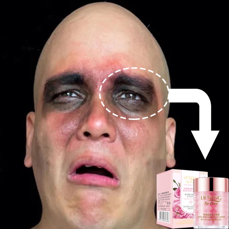 Eye cream Kecantikan mata Krim mata panda 60g Penghilang Kantung Mata Panda Eye Treatment Esensi pelembab mawar pelembab
