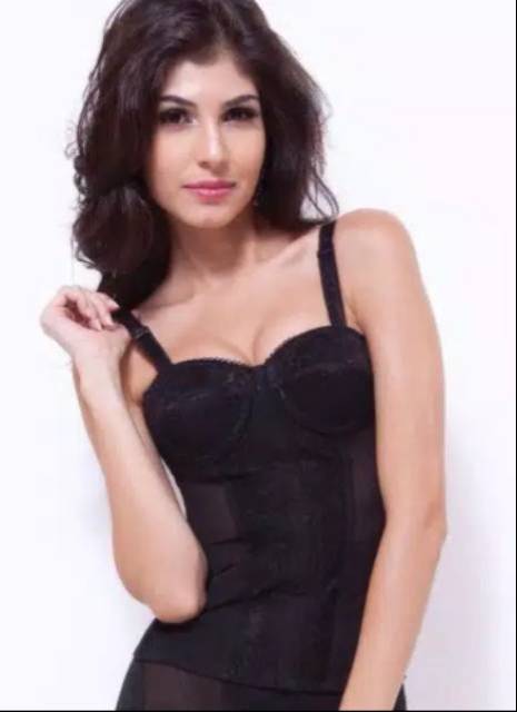 Fiori Lindia V-Shape Black/Hitam