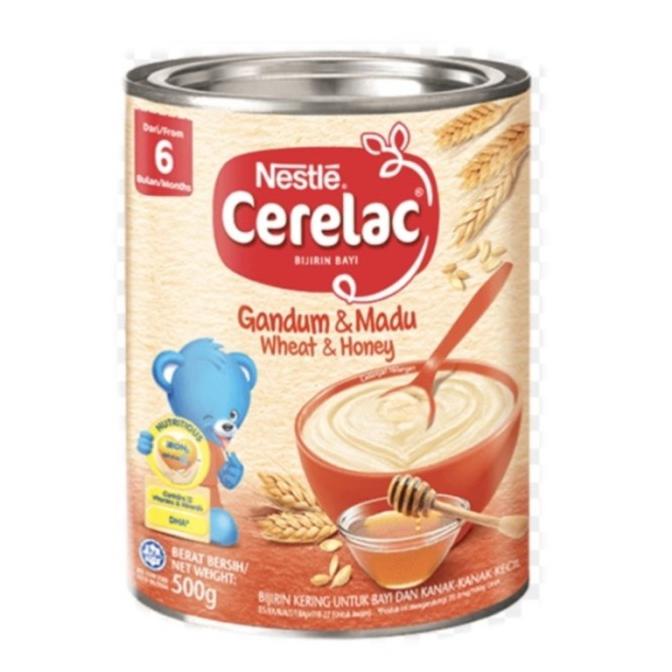 Nestle cerelac gandum dan madu 500 gram sereal Import