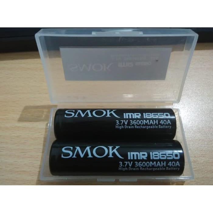 Baterai 18650 SMOK HITAM 3600mAh 40A clone