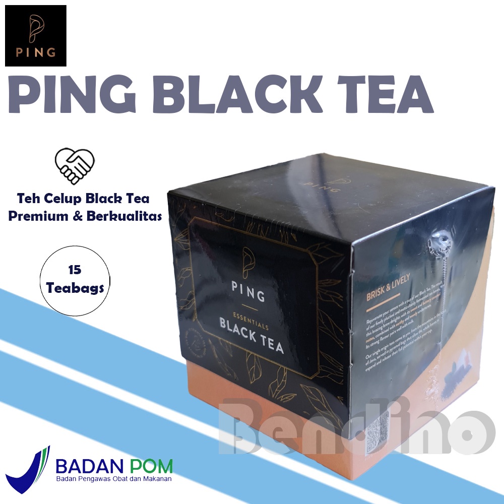 

SALE ! - PING Essentials Black Tea Leaf Box = 15 Bags - Teh Hitam Alami Celup Daun 15Bags 15Pcs 15 Pcs - 2Tang - 2 Tang