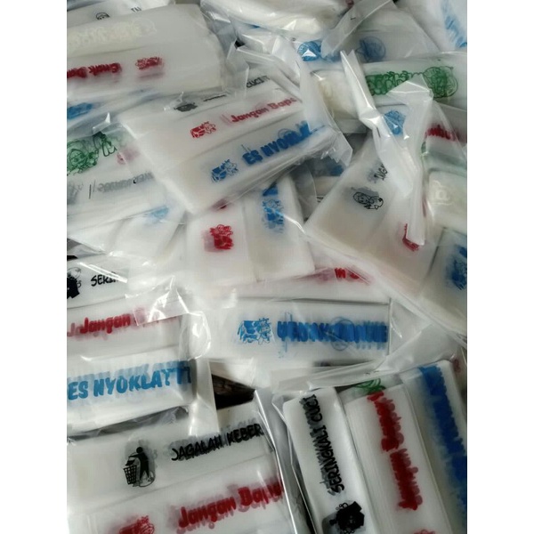 Plastik es spidol Mambo kata-kata unik isi 50 pcs