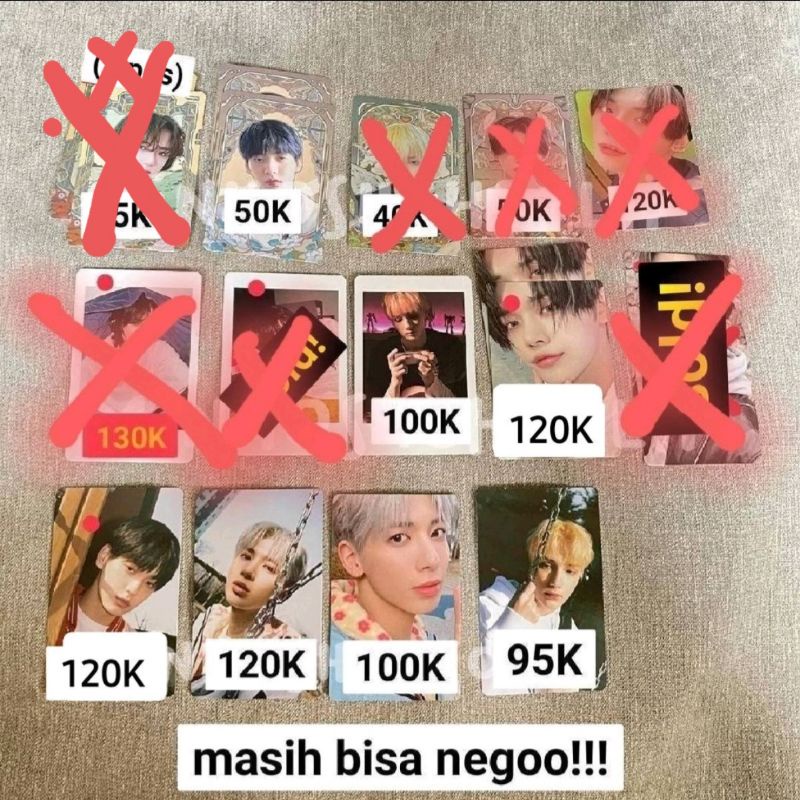 TXT Photocard Photo Card PC Benefit Freeze Album Weverse Apple Music Appmus BOY YOU WORLD MURAH