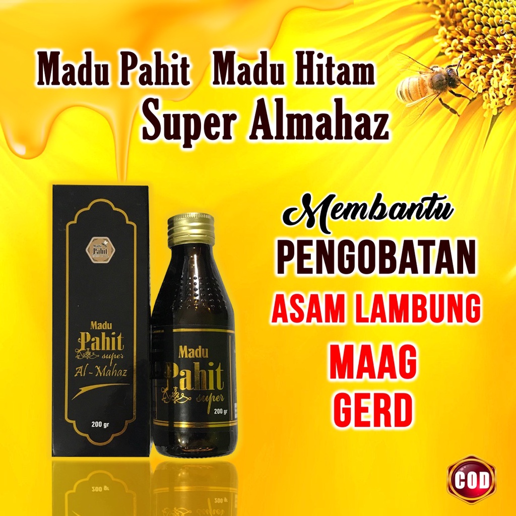 Madu Hitam Pahit Almahaz Madu Pahit Super Almahaz 200gr Original