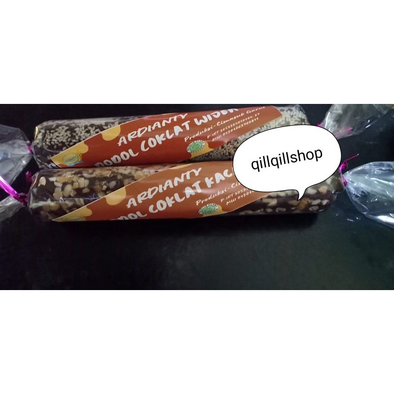 

Dodol gulung coklat kacang dan coklat wijen