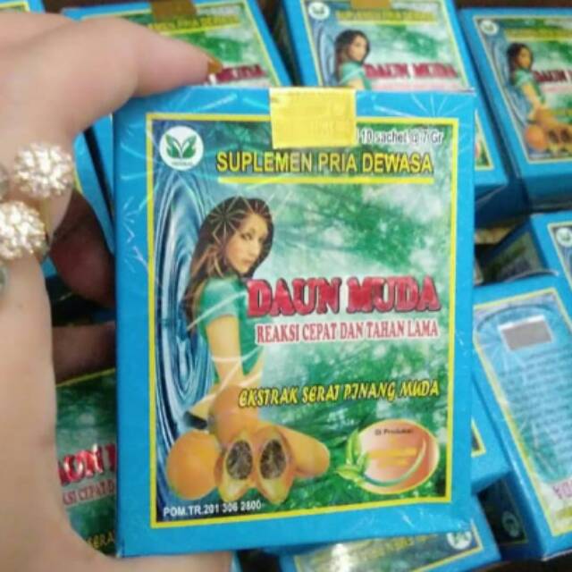 SERBUK DAUN MUDA EXTRA PINANG JAMU STAMINA DEWASA PRIA KUAT DAN TAHAN LAMA #MENAMBAH_VITALITAS JOSS