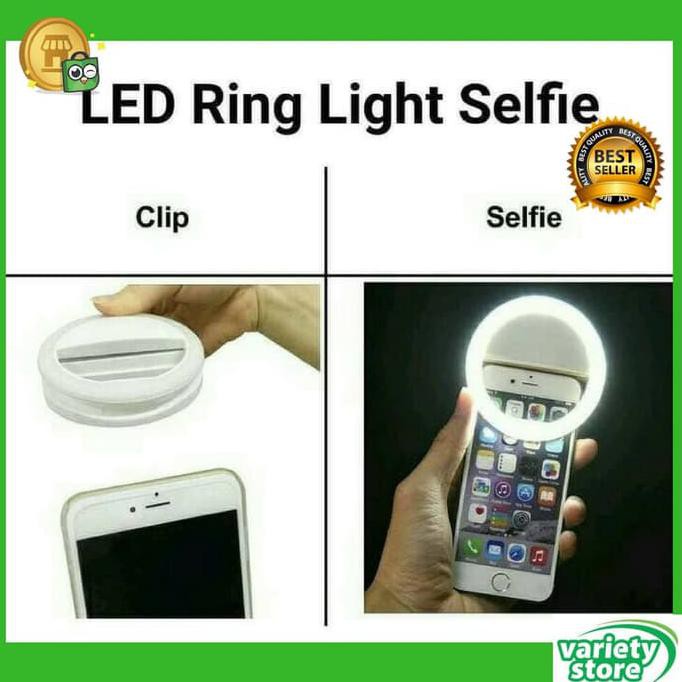 Promo Ring Light For Handphone Hp Lampu Selfie Murah Foto Bagus Terang Ready