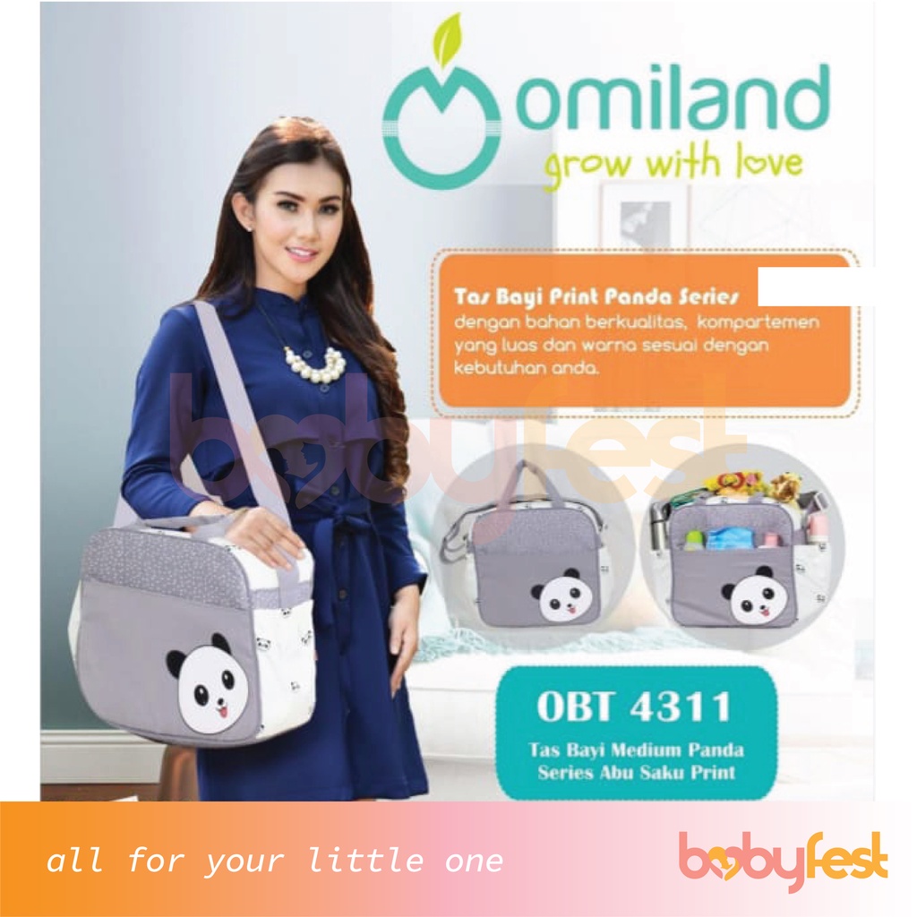 Original Omiland Tas Medium Panda Series OBT4311