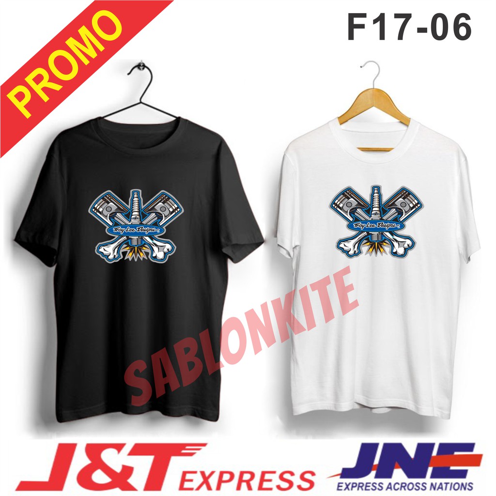 MURAH!!! KAOS GAMABR SEHER MOTOR OTOMOTIF F17-06 BAHAN COMBED 30S