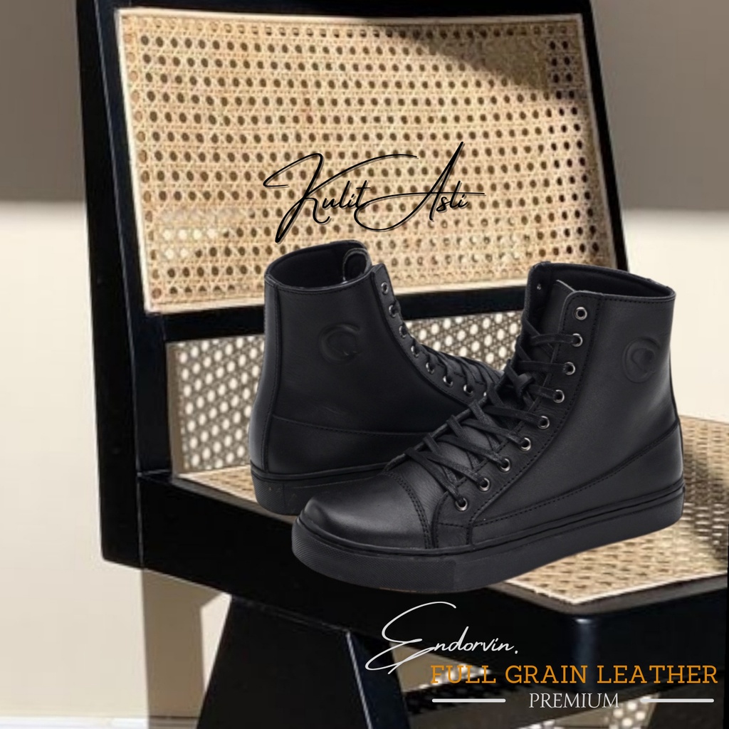 PROFESIONAL VALDEMAR FULL BLACK Sepatu Spatu Boots Bots Bot But Buts Casual Kasual Safety Pria Cowok