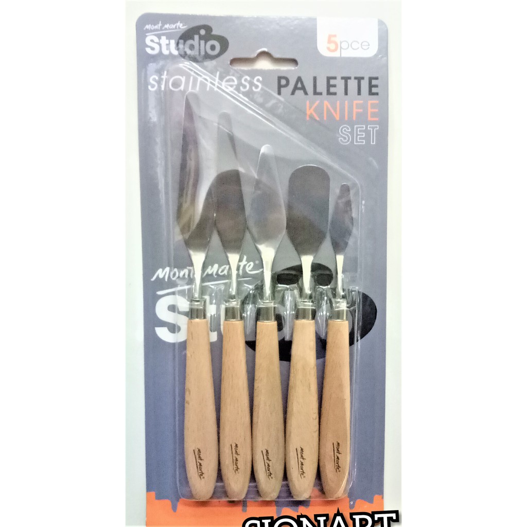 

Mont Marte Studio Palette Knife Set 5pce - Stainless