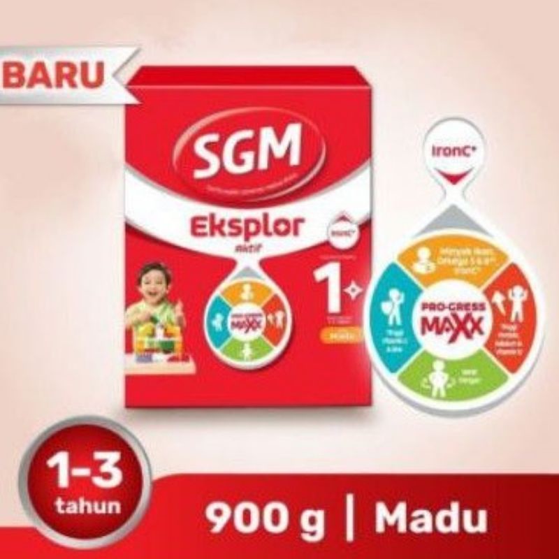 susu sgm eksplor 1 plus madu 900gr